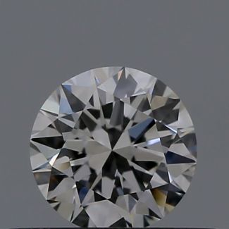 0.32 Carat Round H VVS2 EX GIA Natural Diamond