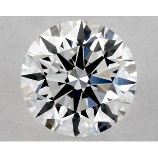 0.4 Carat Round F VVS1 EX GIA Natural Diamond