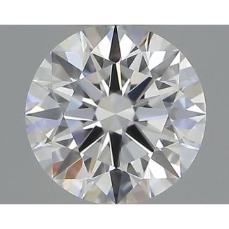 0.36 Carat Round D VVS1 EX GIA Natural Diamond