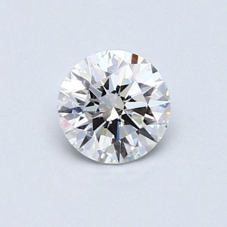 0.54 Carat Round E VS2 EX GIA Natural Diamond