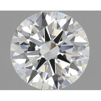 1.0 Carat Round H VVS2 EX GIA Natural Diamond