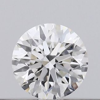 0.19 Carat Round F VS1 EX GIA Natural Diamond