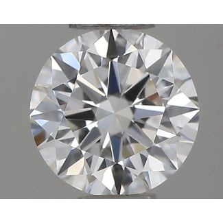 0.34 Carat Round F VVS1 EX GIA Natural Diamond