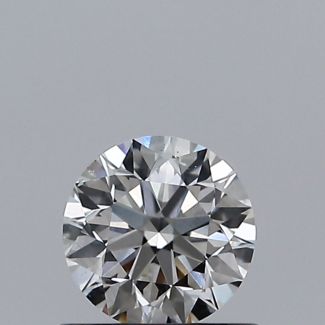 0.51 Carat Round E SI1 EX GIA Natural Diamond