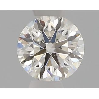 0.30 Carat Round H VS2 EX IGI Natural Diamond