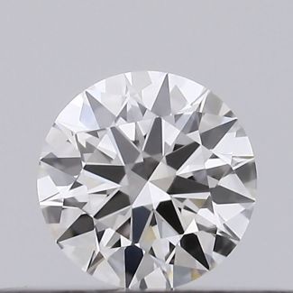 0.21 Carat Round G VVS1 EX GIA Natural Diamond