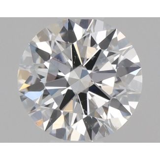 0.36 Carat Round D SI1 EX GIA Natural Diamond