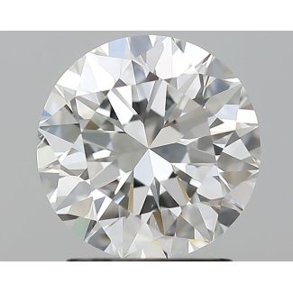 2.01 Carat Round H SI1 EX GIA Natural Diamond