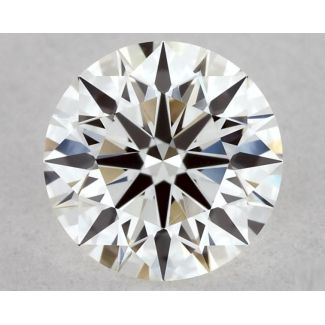 0.54 Carat Round H VVS1 EX VG GIA Natural Diamond