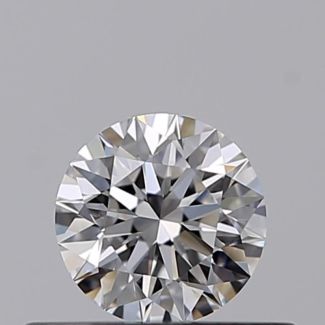 0.30 Carat Round D VVS1 EX VG GIA Natural Diamond