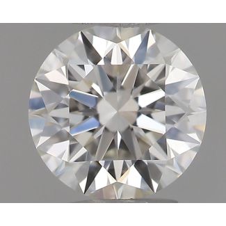 0.3 Carat Round G VVS1 EX IGI Natural Diamond