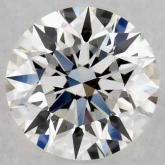 0.27 Carat Round H VVS1 EX GIA Natural Diamond