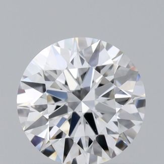 0.6 Carat Round D VS1 EX VG GIA Natural Diamond