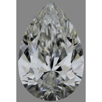 0.51 Carat Pear F IF - EX VG GIA Natural Diamond