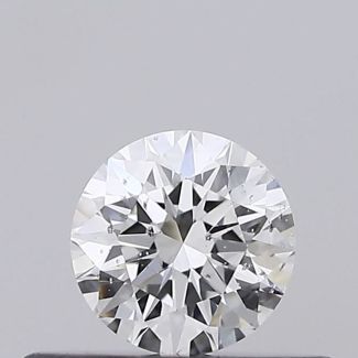 0.25 Carat Round F SI1 EX GIA Natural Diamond