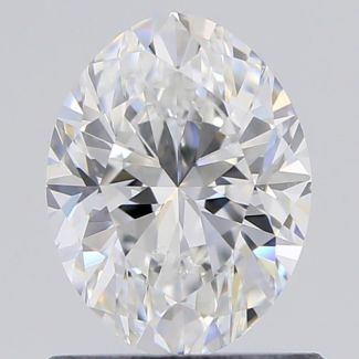 0.80 Carat Oval E VS2 - EX VG GIA Natural Diamond