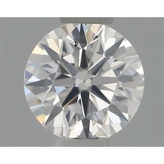 0.30 Carat Round F SI2 VG EX GD GIA Natural Diamond