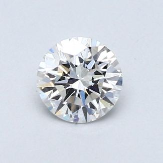 0.51 Carat Round F VS2 VG EX GIA Natural Diamond