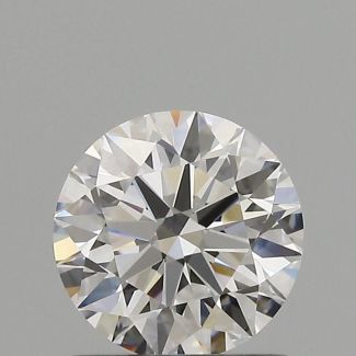 0.9 Carat Round D VVS2 EX GIA Natural Diamond