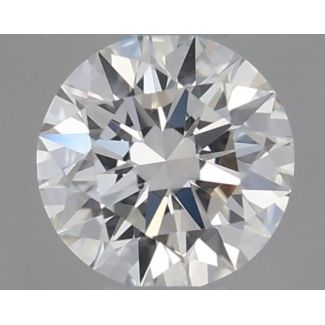 0.3 Carat Round H VVS1 EX GIA Natural Diamond