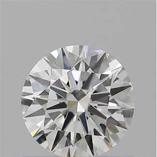 0.50 Carat Round H VVS2 EX IGI Natural Diamond