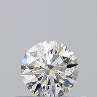 0.35 Carat Round H VS2 EX GIA Natural Diamond