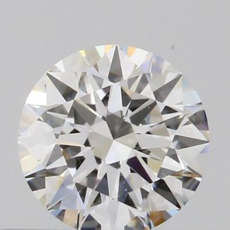 0.46 Carat Round F VS2 EX GIA Natural Diamond