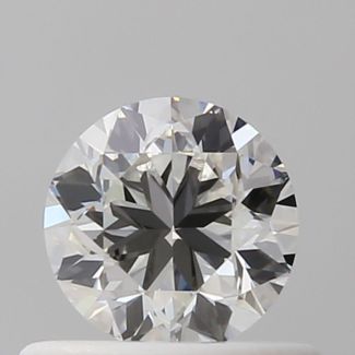 0.50 Carat Round I VS1 G EX F GIA Natural Diamond