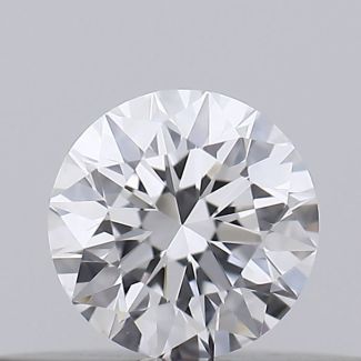 0.18 Carat Round D VS2 EX GIA Natural Diamond