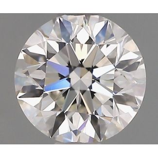 0.9 Carat Round H VVS2 EX GIA Natural Diamond