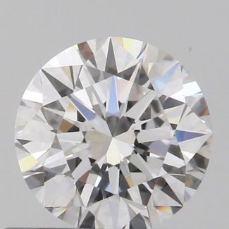 0.59 Carat Round D IF EX GIA Natural Diamond