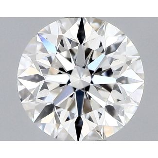 0.37 Carat Round G SI1 EX GIA Natural Diamond