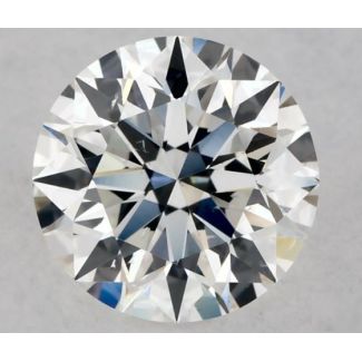 0.56 Carat Round H VVS1 EX GIA Natural Diamond