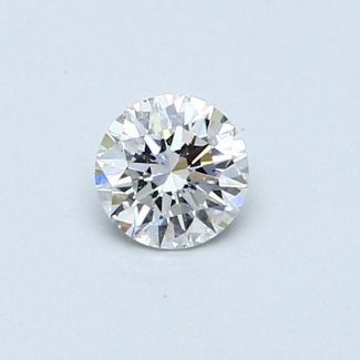 0.34 Carat Round F SI1 EX VG GIA Natural Diamond