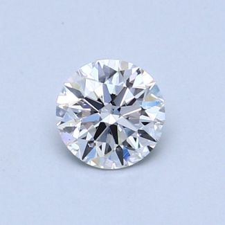 0.53 Carat Round D SI1 VG GIA Natural Diamond