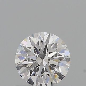 0.51 Carat Round D VVS2 EX GIA Natural Diamond