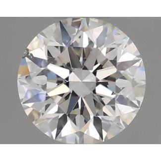 0.4 Carat Round H SI1 EX GIA Natural Diamond