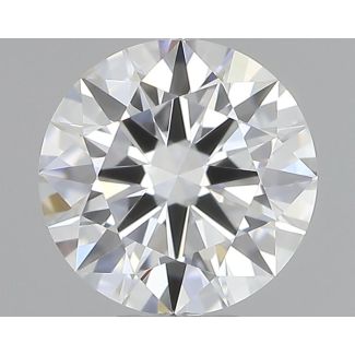 0.4 Carat Round E VVS2 EX GIA Natural Diamond