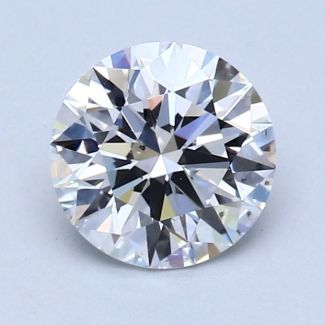 1.12 Carat Round D SI1 EX GIA Natural Diamond