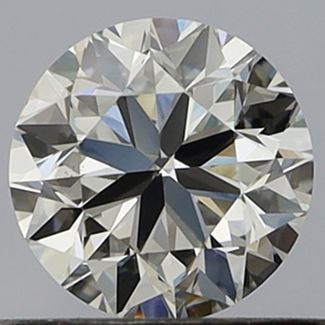 0.6 Carat Round H VS1 VG EX GIA Natural Diamond