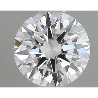 0.23 Carat Round E VVS2 EX GIA Natural Diamond