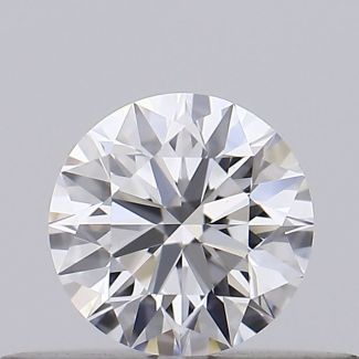 0.25 Carat Round D VVS2 EX GIA Natural Diamond