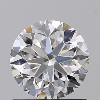 0.80 Carat Round D VVS2 VG EX GIA Natural Diamond