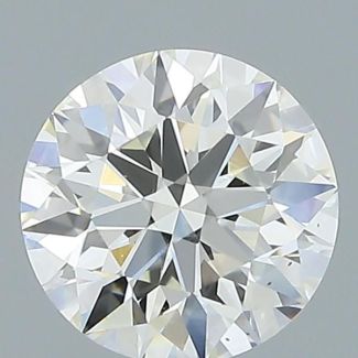 0.50 Carat Round J VS1 EX VG GIA Natural Diamond