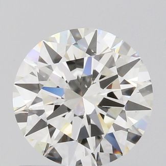 0.95 Carat Round H VS2 EX GIA Natural Diamond