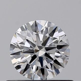 0.45 Carat Round D VS2 VG EX GIA Natural Diamond