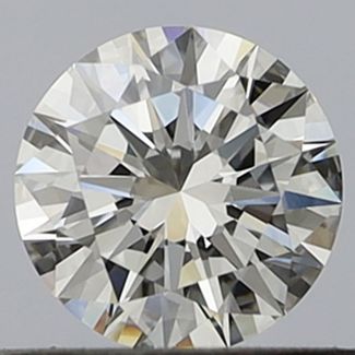 0.44 Carat Round E VVS1 EX GIA Natural Diamond