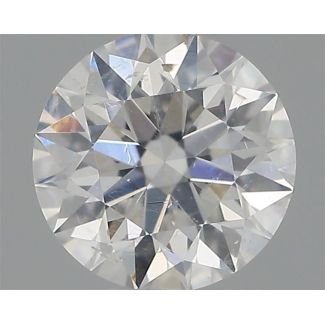 0.32 Carat Round F SI2 EX VG GIA Natural Diamond