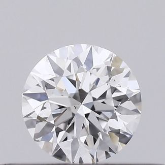 0.25 Carat Round D SI1 EX GIA Natural Diamond