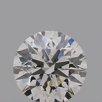 0.30 Carat Round H SI2 EX VG GIA Natural Diamond